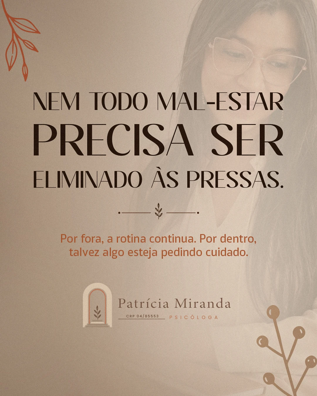 Patrícia Miranda: peça estática “Nem todo mal-estar”